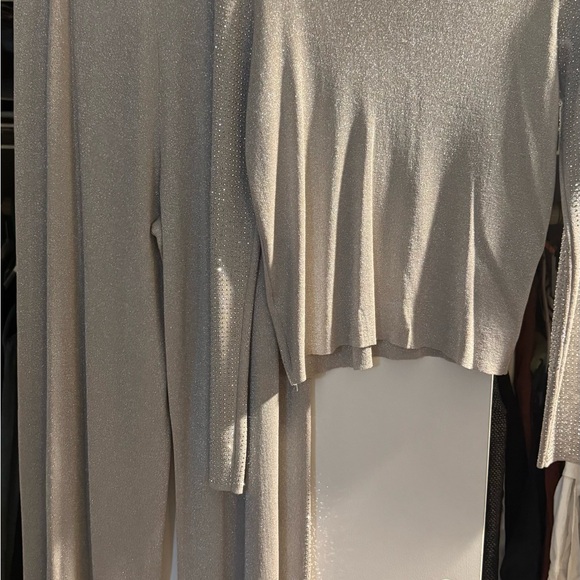 Fashion Nova Silver Glam Pantsuit - Picture 4 of 12